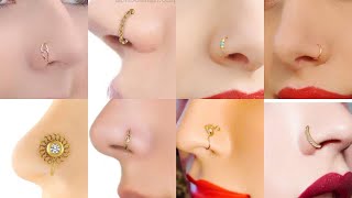 Latest gold nose ring designGold nose Pin Design sone ki nathliya [upl. by Silvia507]