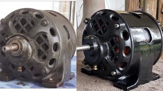 Electric Motor Century Repulsion Pat 18991903 3500 RPM Rebuild Repair Restoration PT 1 [upl. by Yrrehs]