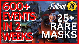 Getting EVERY RARE Fasnacht Mask in 2 Weeks 25 Rare MASKS Fallout 76 [upl. by Singer]