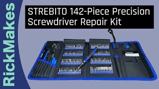 STREBITO 142Piece Precision Screwdriver Repair Kit [upl. by Kalman]