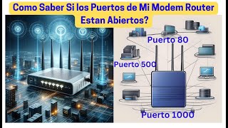 como Probar los puertos de internet de Mi Router si estan abiertos [upl. by Annairoc]