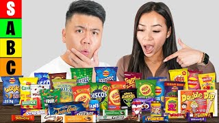 Australian Asians Trying BRITISH Snacks [upl. by Paxton353]