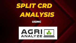 Split CRD Design analysis using Agri Analyze [upl. by Whatley]