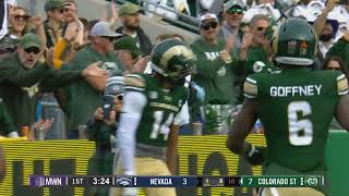 Colorado State Football Highlights vs Nevada [upl. by Margi26]