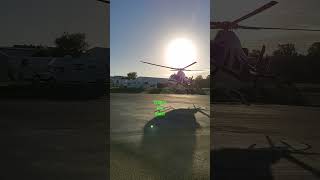 Helicopter Landing Out Of The Sunrise aircraft helicopter automobile helikopter [upl. by Girardo891]