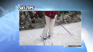 SnowMotion 2017 Ski Tip  Powder Skiing [upl. by Neila]