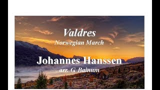 Concord Band  Valdres  Johannes Hanssen arr G Bainum [upl. by Bunting]