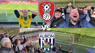 ROTHERHAM VS WBA VLOG HUGILL HAUNTS BAGGIES AS ALBION LOSE AT NEW YORK STADIUM [upl. by Eimor]