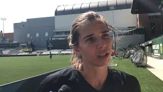 Portland Thorns midfielder Tobin Heath talks about her road back to full health [upl. by Fishback]