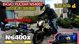 2024 BAJAJ PULSAR NS400Z DETAILED REVIEW  UNACCEPTED PERFORMANCE [upl. by Locin627]