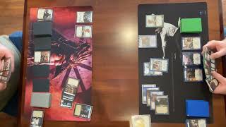 L5R CCG modern format Unicorn Tacticians vs Spider Monksai [upl. by Hendon]