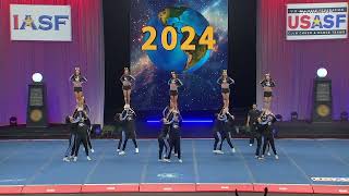 OC All Stars Shadow  Semifinals The 2024 Cheerleading Worlds WITH SOUND [upl. by Lielos595]