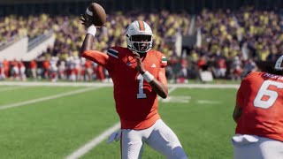 Miami vs Georgia Tech  NCAA Football 11924 Full Game Highlights College Football 25 Sim [upl. by Rogerson]