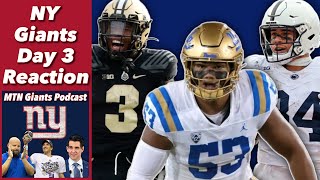 NY Giants Day 3 Draft Reaction  2024 Draft Wrap Up [upl. by Arhat974]