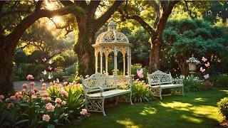 Cozy Regency Era Reading Playlist Garden Ambience Peaceful Sounds Birds and Soft Music [upl. by Anyrtak78]