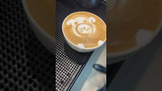 🐼🐼coffee art foodpanda panda bear pittbull music phonk halloween typebeat latteart bgmi [upl. by Dalohcin631]