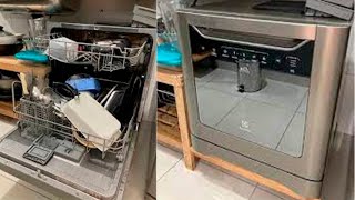 Lava louças Electrolux 8 serviços inox LE08S é boa Vale mesmo a pena comprála [upl. by Corwun]