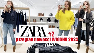 PRZEGLĄD WIOSENNYCH NOWOŚCI ZARA CZ2 TRENDY WIOSNA LATO 2024 I MIERZYMY [upl. by Dhiren948]