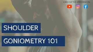 Shoulder Range of Motion Goniometry [upl. by Sirdi]