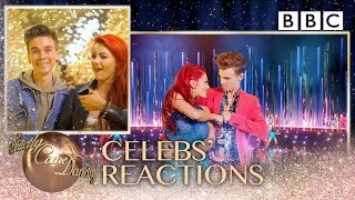 Strictly celebs reactions to 2018s opening titles  BBC Strictly 2018 [upl. by Raybin805]