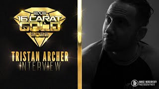 Tristan Archer im Interview vor wXw 16 Carat Gold 2022 [upl. by Hanala]