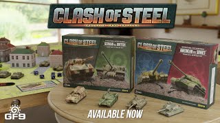 Clash of Steel  Tabletop Tank Battles  Trailer 2024 [upl. by Yngiram905]