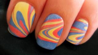 Water Marble Nail Art [upl. by Etselec883]