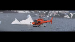 CowanSim H125 AS350B3e for MSFS2020 in Greenland [upl. by Nassir]