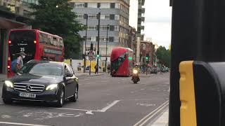 Route 254 leaving Aldgate bus station [upl. by Lorn]