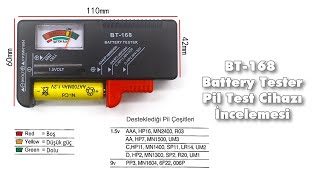 Bt168 pil test cihazı battery tester [upl. by Adnoyek]