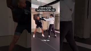 5 Must Know Jab Variations 🔪 boxing workout jab [upl. by Sredna]