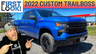 DEEP DIVE look at the NEW “refreshed” 2022 Chevrolet Silverado Custom TrailBoss [upl. by Tai]