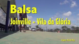 Travessia de balsa entre Joinville e São Francisco do Sul [upl. by Marin]