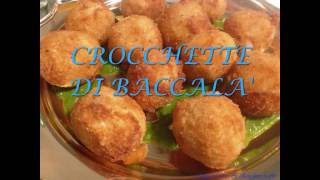 Crocchette di baccalà [upl. by Aicileb]