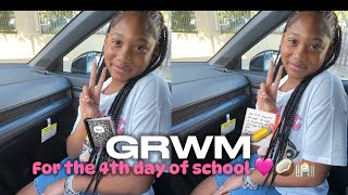 GRWM FOR THE THE 4th Day of school 🏫 LATE VIDEO Dior point of veiwoyeahgottaloveit [upl. by Kristal]