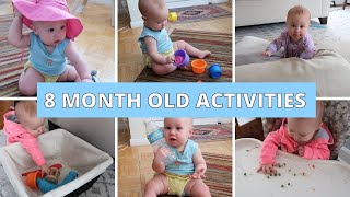 HOW TO PLAY WITH AN 8 MONTH OLD  DEVELOPMENTAL ACTIVITIES FOR AN 8 MONTH OLD BABY [upl. by Ingraham]