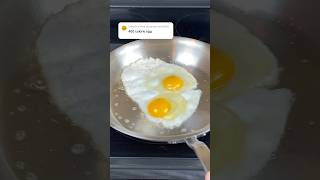 How to Cook Eggs in Stainless Steel With Less Grease and No Sticking [upl. by Hurleigh]