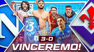 🤫 VINCEREMO NAPOLI 30 FIORENTINA  LIVE REACTION NAPOLETANI SUPERCOPPA HD [upl. by Engelhart396]