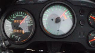 Honda VFR 750 RC36 Acceleration 0230kmh  V4 Sound [upl. by Gytle]