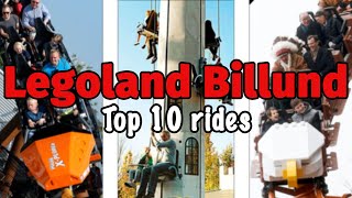 Top 10 rides at Legoland Billund  Demark  2022 [upl. by Yttel]