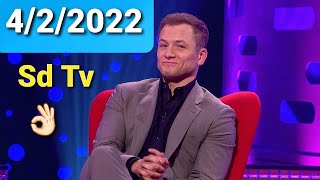 Graham Norton Show 422022 Courteney Cox Taron Egerton Minnie Driver Uma Thurman Ariana DeBose [upl. by Trebbor976]