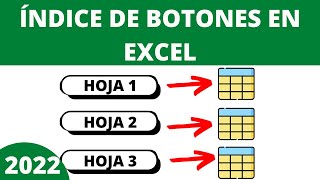 BOTÓN EN EXCEL PARA IR A OTRA HOJA [upl. by Marlie]