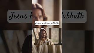 Jesus heals on Sabbath A Miracle Unfolding ytshort youtube bible jesus heavenly wholeness [upl. by Claresta]