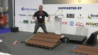 Jewson Live Demo Zone  Redland Roof tiles [upl. by Compton]