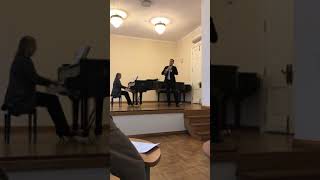 Francois Devienne  Sonata No 1 for clarinet and piano 1mvt [upl. by Haroppiz]