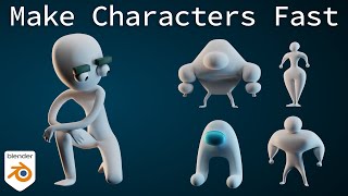 Fast Character Modeling with the Skin Modifier in Blender [upl. by Gurevich]