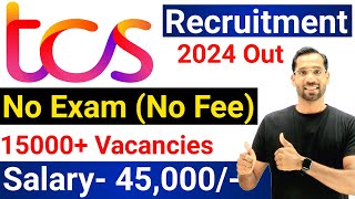 TCS Recruitment 2024 TCS Vacancy 2024 TCS Jobs 2024 July 2024 OFF Campus Placements  jobs 2024 [upl. by Audley]