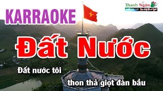 Đất Nước Karaoke  Beat Chất Lượng Cao  Nhạc Sống Thanh Ngân [upl. by Trevar]