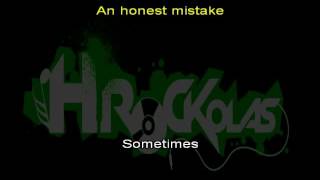 The Bravery  An Honest Mistake HKaraoke [upl. by Lisle]