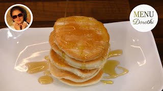 Prawdziwe amerykańskie PANCAKES Przepis jak zrobić te puszyste i delikatne naleśniki MENU Dorotki [upl. by Clarabelle491]